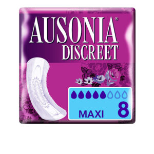 Ausonia Compresas Discreet Maxi para Incontinencia - Paquete de 8 Unidades
