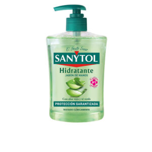 SANYTOL Jabón Hidratante Antibacteriano de Manos con Aloe Vera - 500 ml