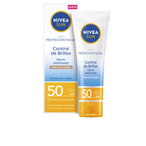 Nivea Control Brillos Facial Matificante SPF50 - Protección y Matte 40 ml
