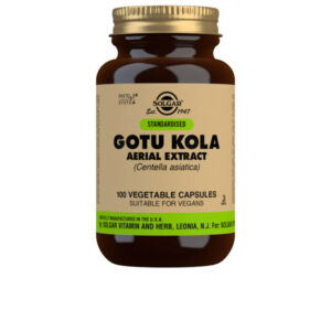 "Solgar Gotu Kola Extracto Aéreo - 100 Cápsulas Vegetales para el Bienestar"