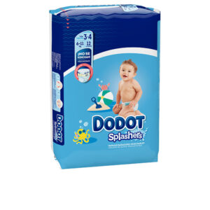 Dodot Splashers: Paquete de 12 Bañadores Desechables Talla 3-4 (6-11 kg)
