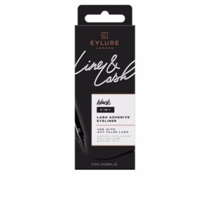 Eylure LINE & LASH Ultra Adhesive Eyeliner 2-en-1 - Black Noir 0,7 ml