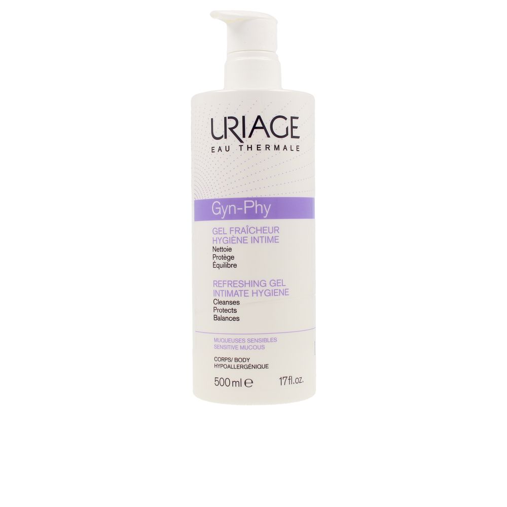 GYN-PHY Gel Intimo Refrescante Uriage 500 ml - Cuidado Suave y Fresco