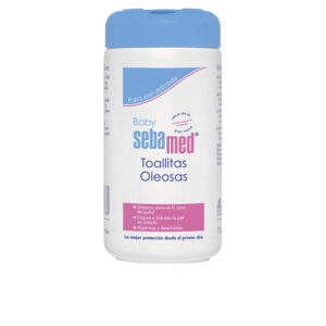 Toallitas Oleosas Sebamed para Bebés - 70 Unidades con Ingredientes Naturales.