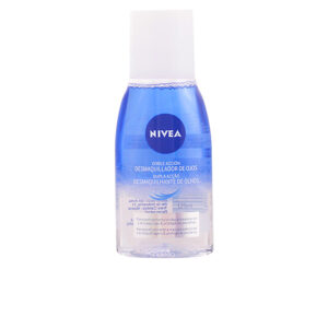 Nivea VISAGE Desmaquillador de Ojos Waterproof Doble Acción 125 ml - Efecto Suave y Eficaz