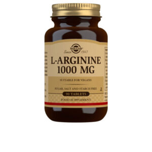 Solgar L-Arginina 1000 Mg - 90 Comprimidos Premium para Salud y Rendimiento