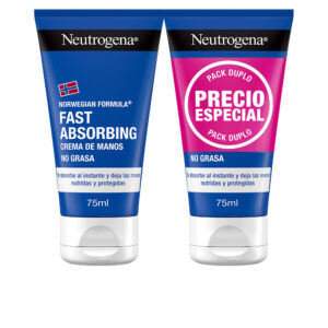 Neutrogena Crema de Manos Hidratante de Rápida Absorción - Pack Doble 2 x 75 ml