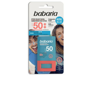 Babaria Stick Solar Facial Azul SPF50 - Protección Solar Efectiva 20g