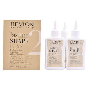 Revlon Lasting Shape: Loción Rizada Suave para Cabellos Sensibles - Pack de 3 x 100 ml