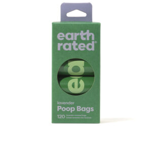 Rollos de Bolsas Recambio para Mascotas Lavanda - 15 unidades - Earth Rated