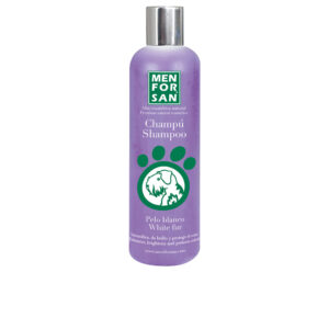 Champú Men For San para Perros de Pelo Blanco 300 ml - Brillo y Suavidad Inigualables