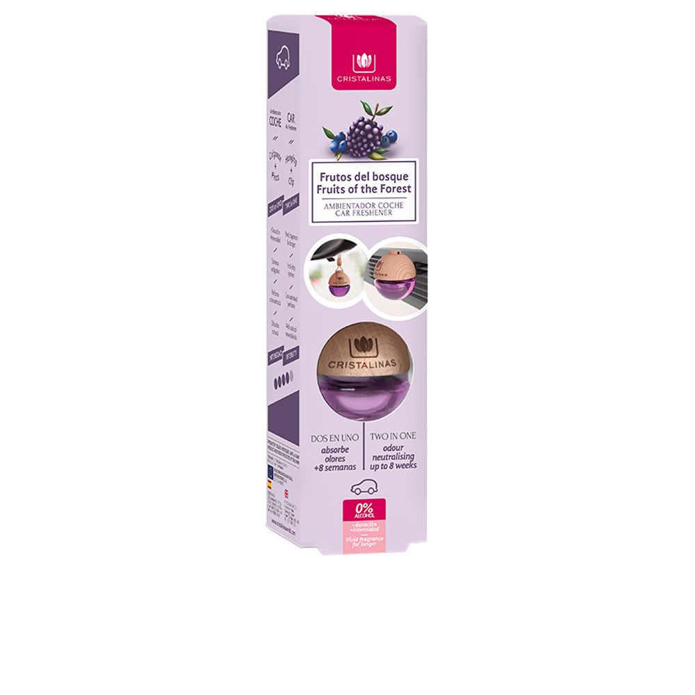 Ambientador para Coche Cristalinas 0% - Frutas del Bosque (6 ml)