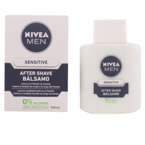 Nivea MEN SENSITIVE Bálsamo After-Shave Sin Alcohol 100 ml - Cuidado Suave para Piel Sensible