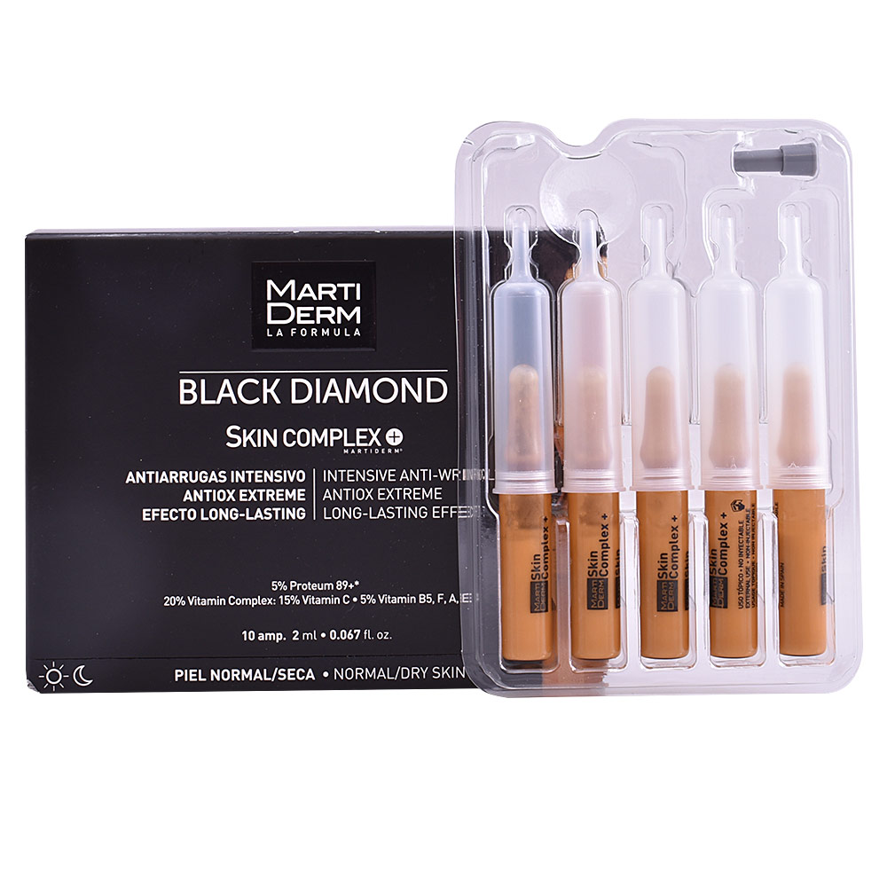 Ampollas Avanzadas BLACK DIAMOND Skin Complex - Martiderm (10 x 2 ml)