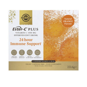 Ester-C Plus Solgar: Polvo Efervescente de Vitamina C 21 Unidades Energizantes