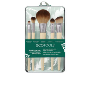 Ecotools - Set de Pinceles para un Maquillaje Perfecto: 5 Piezas para Comenzar el Día con Belleza