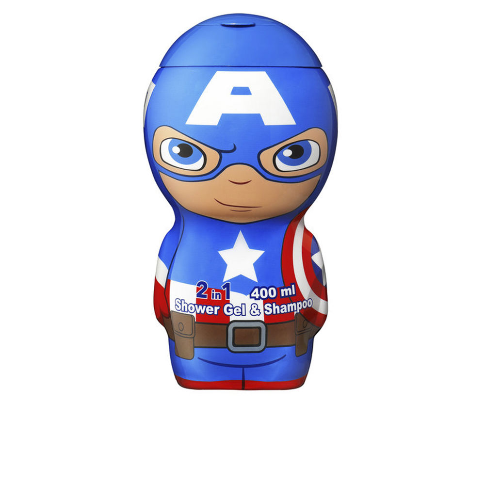 Champú y Gel 2 en 1 Capitán América - 400 ml | Marca: Cartoon