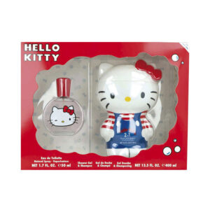 "Hello Kitty Set Aromático: Colonia 50 ml + Gel y Champú 400 ml - Lote de 2 Piezas"