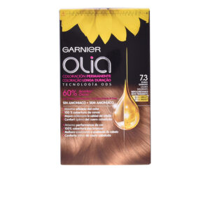 Garnier OLIA Coloración Permanente 7.3 - Rubia Oscura Dorada Set de 4 Unidades