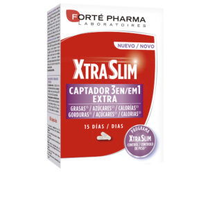 Forté Pharma XTRASLIM Captador 3 en 1 - Formula Avanzada 60 Cápsulas