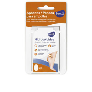 Senti2 - Apósitos Hidrocoloides Avanzados para Ampollas (Paquete de 5 Unidades)