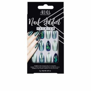 Ardell NAIL ADDICT - Brillo Verde Cromado con Glitter 1 u