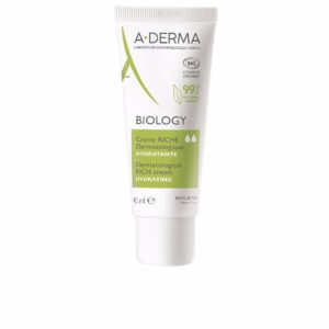 A-Derma BIOLOGY Crema Hidratante Rica 40 ml - Hidratación Profunda con Ingredientes Naturales