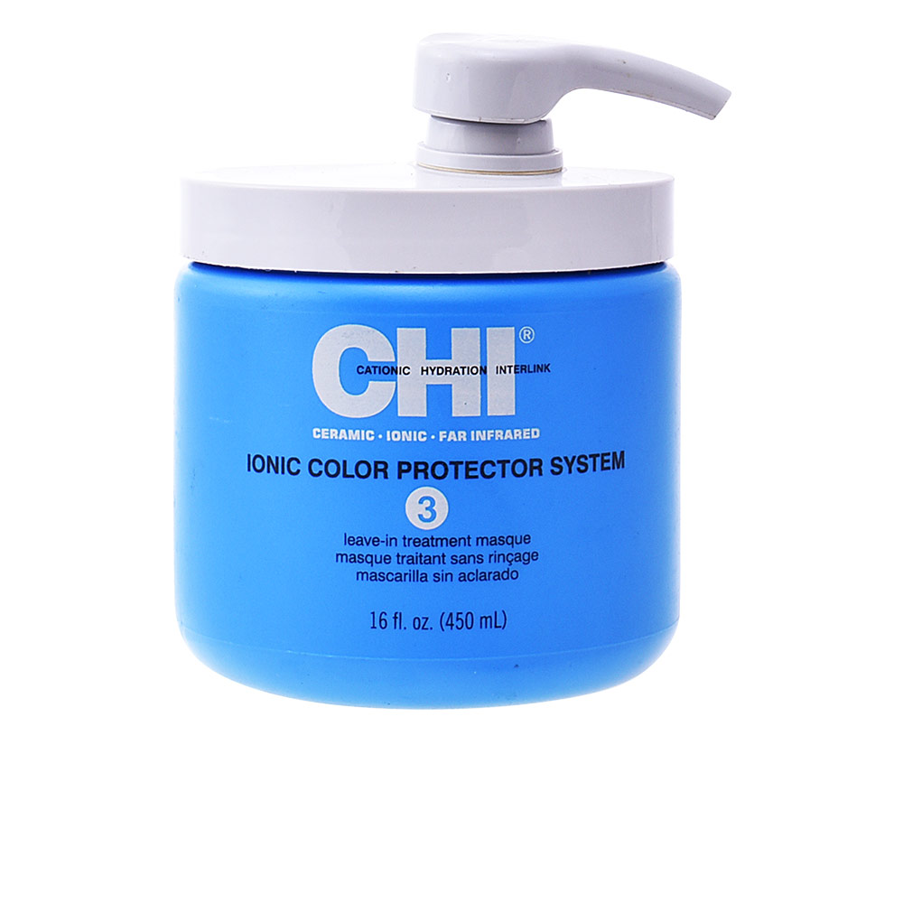 CHI IONIC Mascarilla Leave-In Protector de Color 3 en 1 - 450 ml