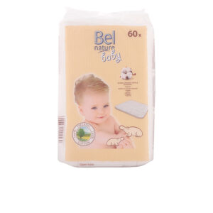 Bel Nature EcoCert Maxi Discos de Algodón Orgánico 100% para Bebés - Paquete de 60 Piezas