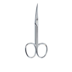 Tijeras de Manicura Curvas Cromadas Beter - 1 Pieza para Pieles Perfectas
