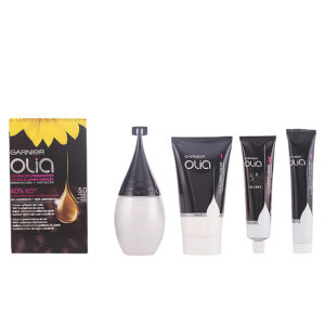 Garnier OLIA Coloración Permanente 5.0 - Castaño Claro Radiante: Color Intenso y Cuidado Natural en 4 Piezas