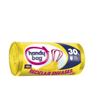 Bolsa de Basura Reciclada Amarilla 30L - Pack de 15 Unidades - Albal