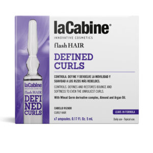 "La Cabine FLASH HAIR: Gel Definidor de Rizos Ultra Hidratante 7 x 5 ml"