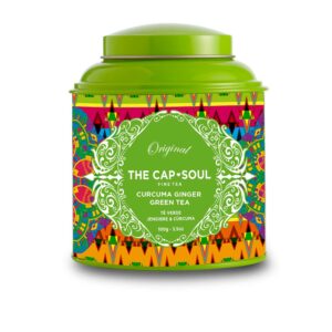TÉ VERDE INFUSIÓN ZEN: Jengibre & Cúrcuma 100 gr - The Capsoul