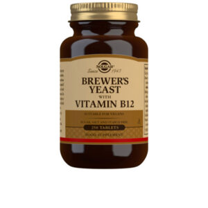 Levadura de Cerveza Solgar - 250 Comprimidos Nutritivos con Vitamina B12