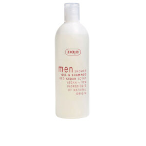 Ziaja MEN Gel de Ducha y Champú Energizante de Cedro Rojo 400 ml