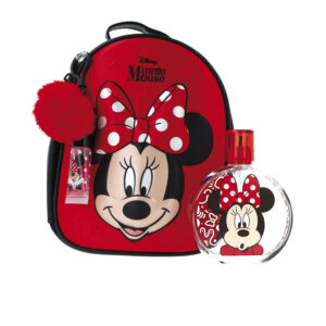 Neceser Minnie de Cartoon - Set de 2 Piezas: Eau de Toilette 100 ml + Brillo Labial + Llavero Pompón
