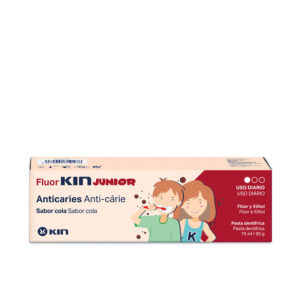 FLUORKIN JUNIOR Pasta Dentífrica Sabor Cola 75 ml - Protección Dental y Sabor Divertido para Niños