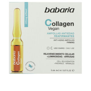 Babaria Ampollas Veganas Reafirmantes Intensas - Colágeno Potente 5 x 2 ml