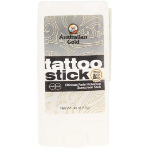 Stick Solar TATTOO SPF50+ - Protección Avanzada para la Piel Tatuada - 15 ml de Australian Gold