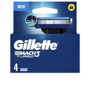 Gillette MACH 3 TURBO: Cargador de 4 Recambios Ultra Suaves