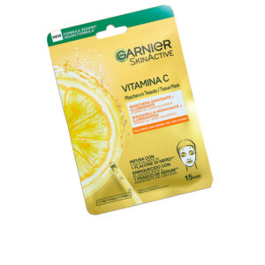 Garnier Skinactive Máscara Facial de Tissú Vitamin C Revitalizante - 1 Unidad