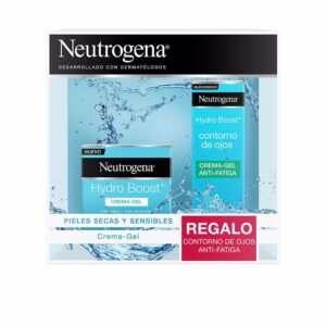 Neutrogena Hydro Boost Duo: Gel-Crema Hidratante Facial y Contorno de Ojos Anti-Fatiga (Estuche de 2 Piezas)
