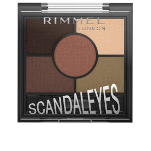 Rimmel London SCANDALEYES Palette de Sombras #002 Brixton Brown - 3,80 g de Elegancia Natural