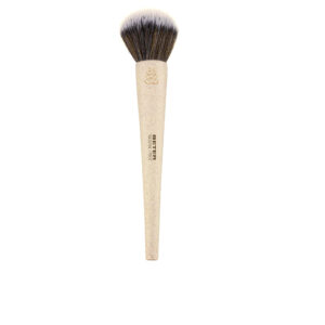 Brocha de Maquillaje Beter con Fibra Natural para Polvo - #Beige (1 Unidad)