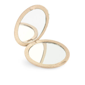 Espejo Plegable Doble de Fibra Natural Beige - Beter (Pack de 4)