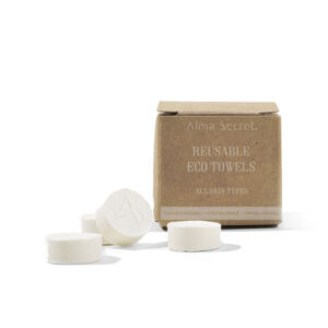 Toallitas Comprimidas Ecológicas Reutilizables Alma Secret - 15 Unidades de Viscosa Biodegradable