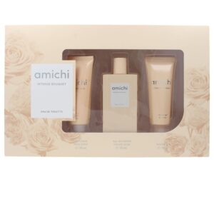 AMICHI INTENSE BOUQUET: Lote de Lujo de Fragancia y Cuidado Personal (3 pz)