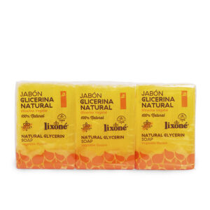 Lixone Jabón Natural de Glicerina para Piel Sensible - 3 x 125 g