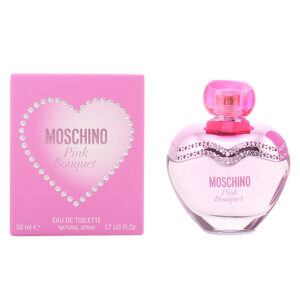 "Moschino Pink Bouquet - Eau de Toilette Vaporizador 50 ml: Frescura Floral y Elegancia"